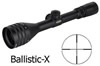 Weaver 40/44 Rifle Scope 849542, 4-12x, 44mm/Adjustable, Matte Black, Ballistic-X Reticle