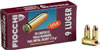 Fiocchi Centerfire Handgun Ammunition 9APEUS, 9 MM, FMJ Subsonic, 158 GR, 940 fps, 50 Rd/bx