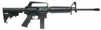 Colt AR-15 A2 Carbine AR6450, 9mm, 16.", 6 Position Adjustable Stock, Matte Black Finish, 32 Rd