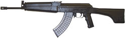 Inter Ordnance STG2000C Semi-Auto Rifle AK47C, 7.62mmX39mm, 16.25 in, Synthetic Stock, Black Finish