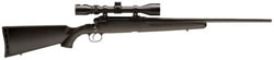 Savage Axis XP Rifle Package w/Scope 19229, 22-250 Remington, 22 in, Black Synthetic Stock, Black Finish