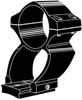 Kwik-Site See Thru Rings Fits Universal(KS202M)