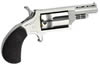 North American Wasp Revolver 22 Mag 22MTW, 22 Magnum (WMR), 1.625", Rubber Grip, Stainless Finish, Fixed Sights, 5 Rd