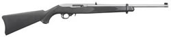 Ruger 10/22 Target Rifle 1256, 22 Long Rifle, 18.5 in, Black Synthetic Stock, Stainless Steel Finish