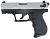 Walther P22 DA/SA Pistol QAP22004, 22 Long Rifle, 3.4 Inches, Synthetic Grip, Nickel Finish, 10 Rd