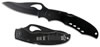 Spyderco Byrd Knife Drop Point Folding Knife w/Partially Serrated Edge (BY03PSBK2)