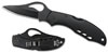 Spyderco Byrd Knife Drop Point Folding Knife w/Partially Serrated Edge (BY04PSBK2)
