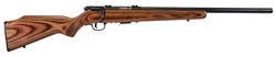 Savage 93R17-BV Rifle 96734, 17 HMR, 21 in, Walnut Stock, Blue Finish
