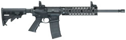 Smith & Wesson MP 15T Semi-Auto AR-15 Rifle 811041, 5.56 Nato, 16 in, Collapsible Stock, Black Finish, 30 Rd