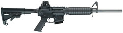 Smith & Wesson MP15 Sport Semi-Auto AR-15 Rifle 811037, 5.56 Nato, 16 in, Telestyle Fixed Stock, Black Finish, 10 Rd