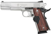 Smith & Wesson 1911 eSeries Pistol 108495, 45 ACP, 5 in, Crimson Trace Laser Grip, Stainless Finish, 8 Rd