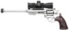 Smith & Wesson 647 Varminter DA/SA Revolver 170229, 17 HMR, 12 in, Wood Grip, Satin Stainless Finish, 6 Rd