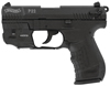 Walther P22 DA/SA Pistol QAP22010, 22 Long Rifle, 3.4 Inches, Black Grip, Black Finish, 10 Rd
