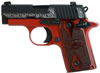 Sig P238 Lady Pistol 238380LADY, 380 ACP, Pistol 2.7 in, Rosewood Grip, Finish, Night Sights, 6 Rd