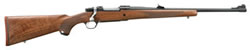 Ruger M77 Hawkeye Compact Bolt Action Rifle 37135, 300 Ruger Compact Magnum, 20 in, American Walnut Stock, Blue Satin Finish