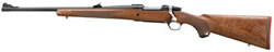 Ruger Left-Hand M77 Hawkeye Compact Bolt Action Rifle 37149, 300 Ruger Compact Magnum, 20 in, American Walnut Stock, Blue Satin Finish