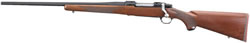 Ruger M77 Hawkeye Standard Left-Hand Bolt Action Rifle 37129, 25-06 Remington, 24 in, American Walnut Stock, Satin Stainless Finish