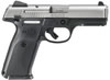 Ruger SR40 Pistol 3472, 40 S&W, 4.14 in, Black Synthetic Grip, Stainless Slide/Black Frame Finish, 10 Rd