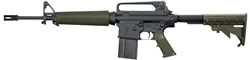 Armalite 10A2 Semi-Auto Carbine 10A2CF, 308 Winchester, 16 in, Collapsible Stock, Green/Black Finish, 20 Rd