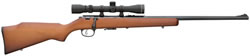 Marlin XT-22MO Rifle 70792, 22 Magnum (WMR), 22 in, Monte Carlo Walnut Finish Stock, Blue Finish