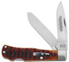 Remington Bullet Jigged Bone Clip/Spey Folding Knife w/Plain Edge (18965)