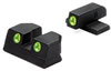 Meprolight Bersa Thunder 9MM/40 Aluminum Black/Green Illumination Night Sight Set (10240)