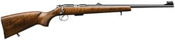 CZ-USA CZ455 Rifle 02101, 22 Long Rifle, 20.6 in, Walnut Stock, Blue Finish