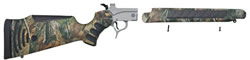 Thompson Center Pro Hunter Rifle Frame w/Weather Shield 6299, Camo Stock, Matte Stainless Finish