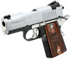 Sig 1911 Ultra Compact Pistol 1911U45TSS, 45 ACP, 3.3 in, Wood Grip, Reverse Two-Tone Finish, Night Sights, 7 Rd