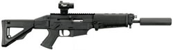 Sig 522 Classic Cammando Rifle R522116BCTT, 22 Long Rifle, 16.6 in, Folding Stock, Black Polymer Finish