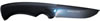 Avid Revelation Rubber Drop Point Fixed Knife w/Straight Edge (AVRTP1B)