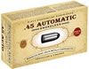 Remington Target Pistol Ammunition L45AP4C, 45 ACP, Metal Case (MC), 230 GR, 835 fps, 50 Rd/bx