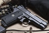 Wilson Combat Ultralight Carry Compact Pistol ULCCP45, 45 ACP, 4 in, G10 Composite Grip, Black Finish, 7 Rd