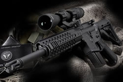 Wilson Combat Recon Semi-Auto Rifle WCR6816, 6.8 mm Remington, 16 in, Magpul Adj. Buttstock, Black Finish, 15 Rd