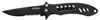 Remington Sportsman F.A.S.T. Folding Black Handle Knife w/Straight/Serrated Edge (18219)