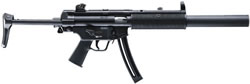 Umarex H&K MP5 SD Rifle 2245265, 22 Long Rifle, 16.2 in, Adjustable Telestock Stock, Black Finish, 10 Rd