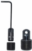 Grovtec Multi-Adaptor Stainless Steel Black Swivel Stud (GTSW299)