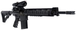 DPMS Panther Mark 12 AR-10 Rifle RFLRM12, 308 Winchester (7.62 NATO), 18 in, Magpul CTR Collapsible Stock, Black Finish