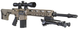 DPMS Panther REPR Rifle RFLRREPR, 7.62mmX51mm, 18 in, Dark Earth Magpul PRS Stock, Coyote Brown Finish