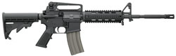 Bushmaster Quad Rail Patrolman's Semi-Auto Carbine 90831, 223 Remington, 16 in, Collapsible Stock, Black Finish, 30 Rd
