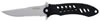 Remington Fast Anodized Aluminum/Rubber Coated Straight Point Folding Knife w/Straight/Serrated Edge (18220)
