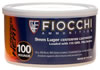 Fiocchi Canned Heat Pistol Ammunition 9CAP, 9mm, Full Metal Jacket (FMJ), 115 GR, 1200 fps, 100 Rd/can