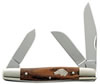 Ka-Bar Traditional Dogs Head 3 Blade Stockman 3 Piece Set Folding Knife w/Straight Edge (3313)