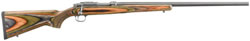 Ruger Rotary Magazine Bolt Action Rifle 7204, 22 Hornet, 24 in, Brown Laminate Stock, Target Gray Stainless Finish, 6 Rd