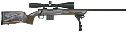 Mossberg MVP Varmint Bolt Action Rifle 27710, 223 Remington, 24 in, Laminated Hardwood Stock, Blue Finish, 10 Rd w/Scope