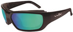 Wileyx Climate Control Gloss Black/Pol, Green/Blue Safety Glasses (CCROU04)