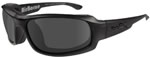 Wileyx Climate Control Matte Black, Smoke Safety Glasses (CCAIR07)