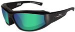 Wileyx Climate Control Gloss Black, Green/Blue Safety Glasses (CCJAK06)