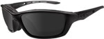 Wileyx Climate Control Matte Black, Smoke Safety Glasses (854)