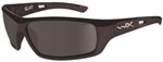 Wileyx Outdoors Gloss Black/Pol, Smoke Safety Glasses (ASCLA04)